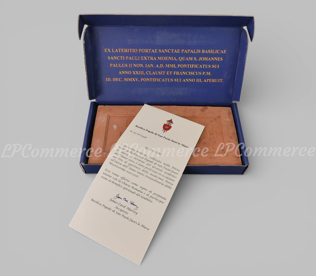 Il mattone della Porta Santa della Basilica di San Paolo fuori le Mura