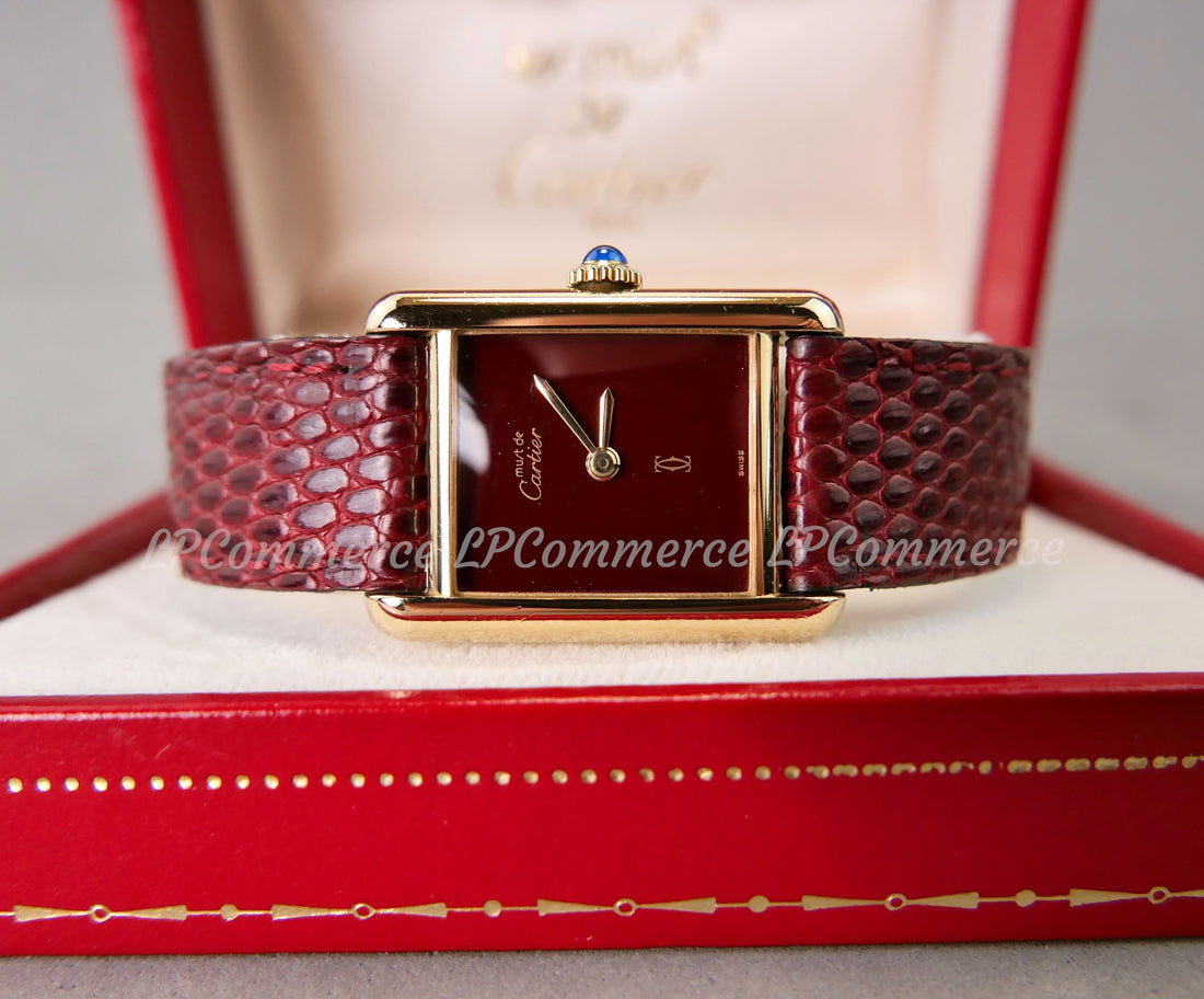 Cartier Tank carica manuale