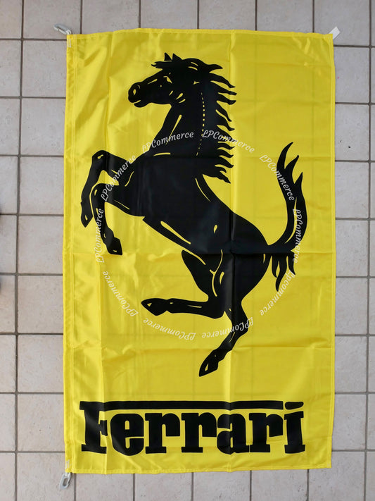 Bandiera Ferrari Ufficiale Fahnen Herold