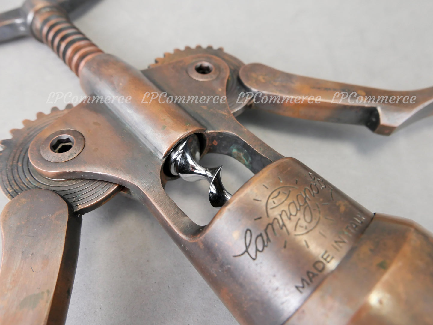 Cavatappi BIG Campagnolo metallo corkscrew bottone Wine vino magnum