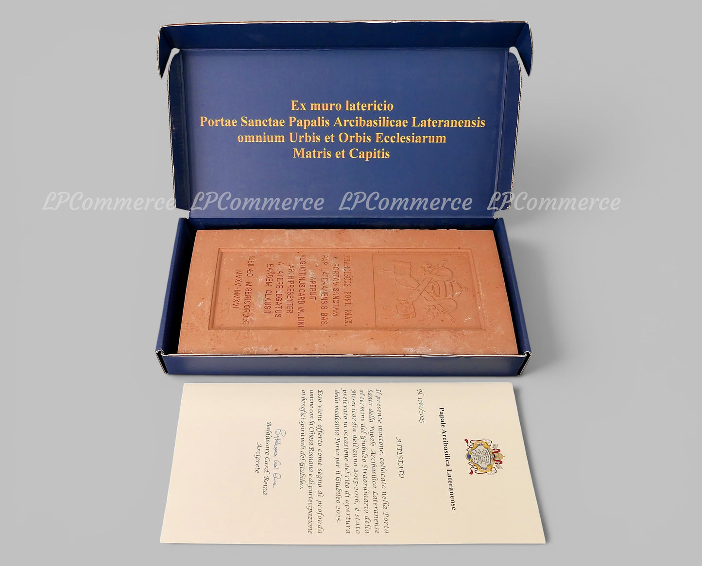 Mattone porta santa papale arcibasilica lateranense giubileo 2015 roma brick