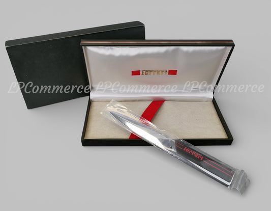 Tagliacarte Ferrari Formula fermacarte NOS paper cutter collezione ufficio F40