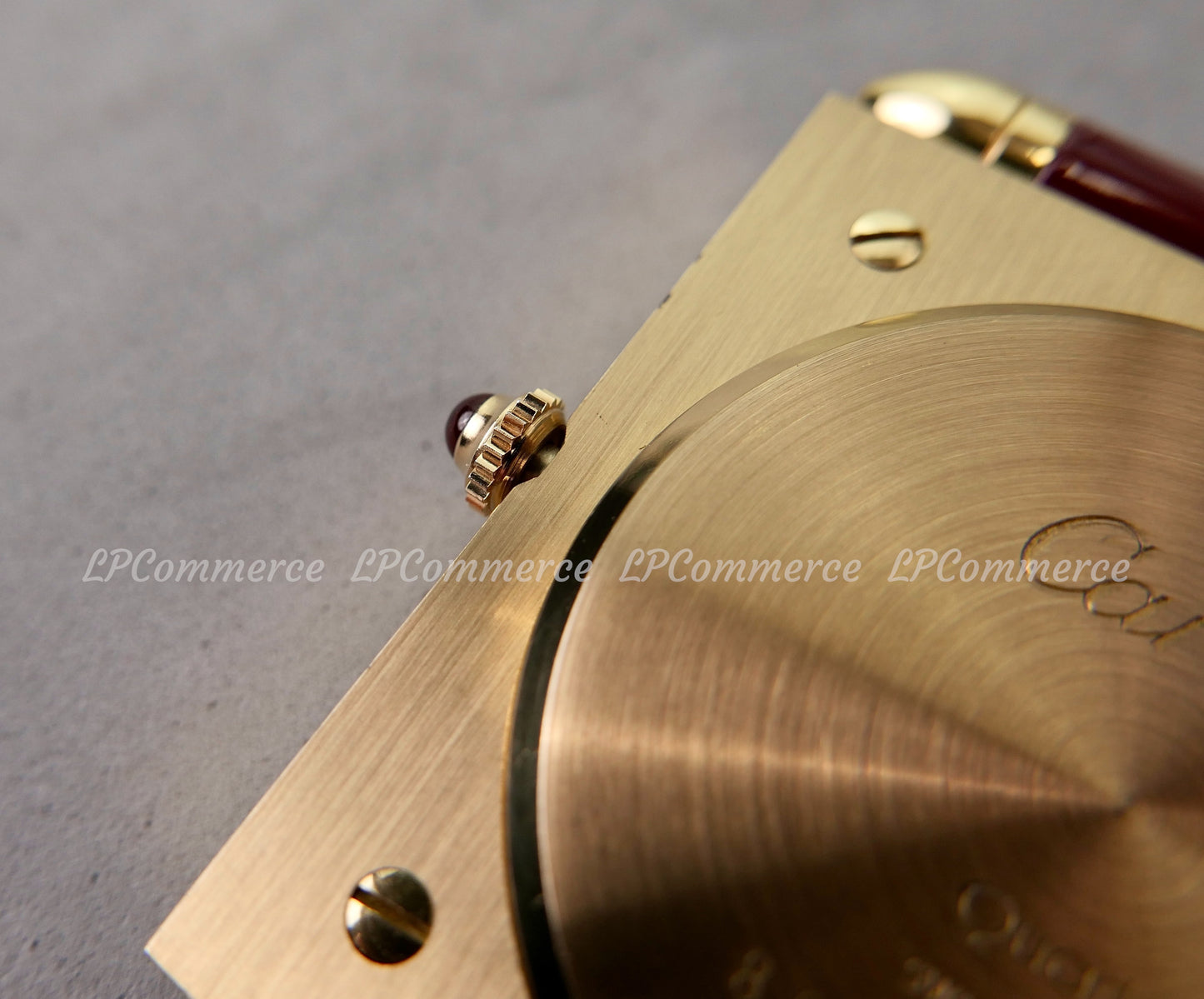 Orologio sveglia Cartier Santos da tavolo funzionante scatola desk clock Watch