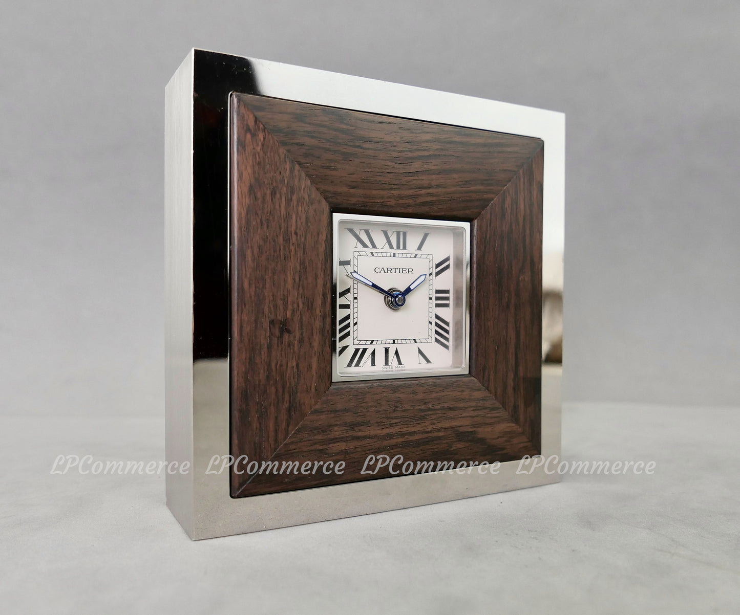Orologio sveglia da tavolo Cartier Art Deco table clock alarm travel 2747