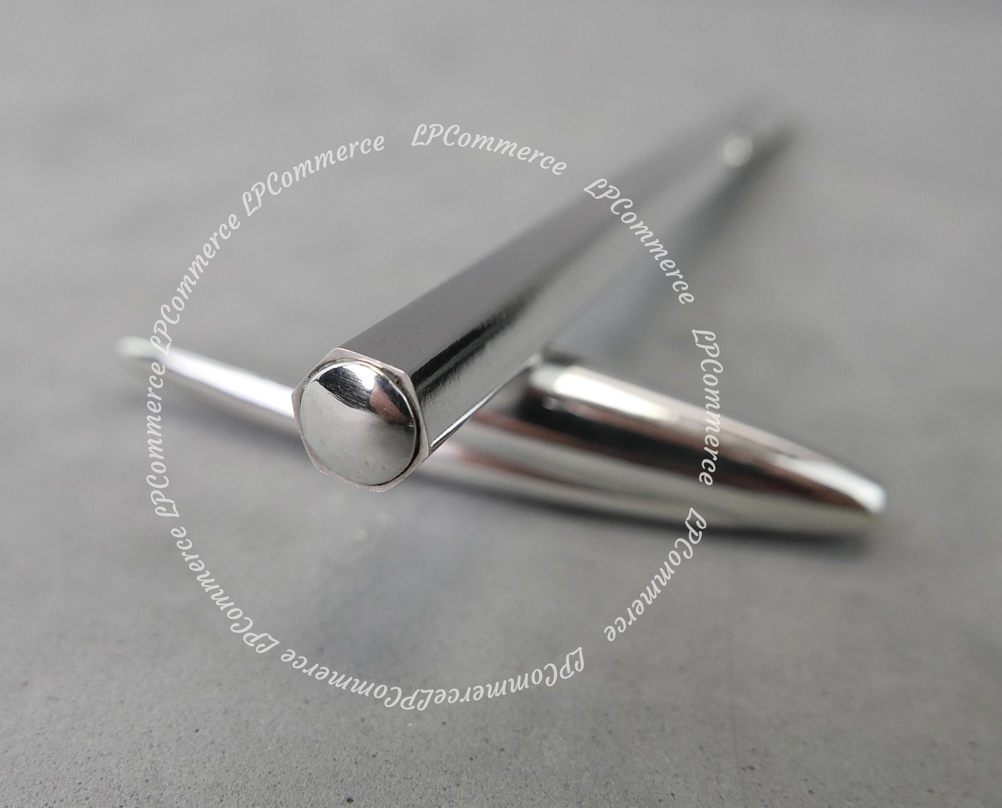 Penna Bic argento massiccio 925% ballpoint silver solid