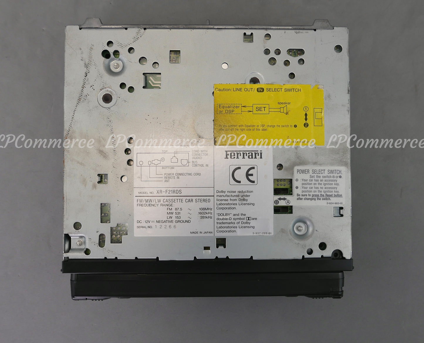 Autoradio Originale Ferrari Sony XR-F21RDS F355 456 550 Maranello tuner radio