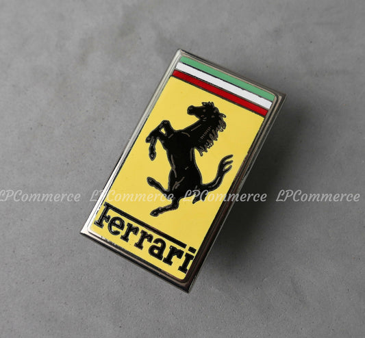 Stemma Ferrari Originale smaltato vintage emblema cofano mascotte cofano