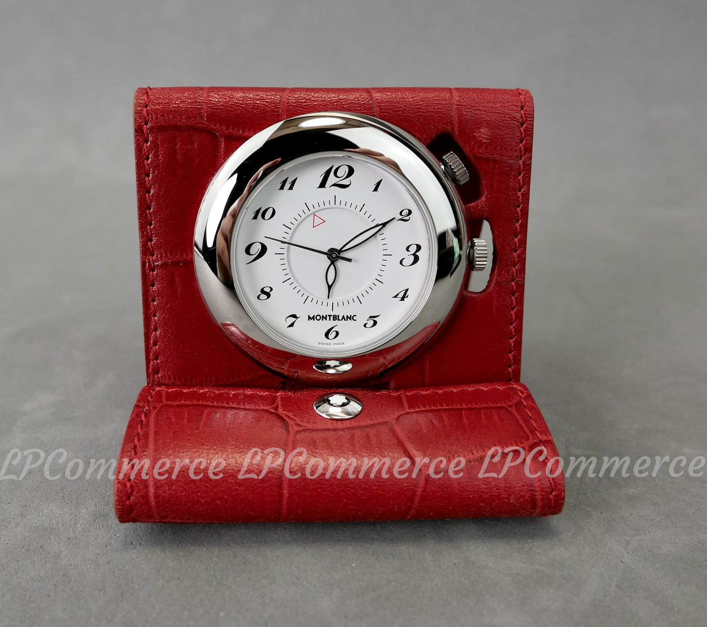 Orologio sveglia Montblanc funzionante travel clock wakes up tavolo table box