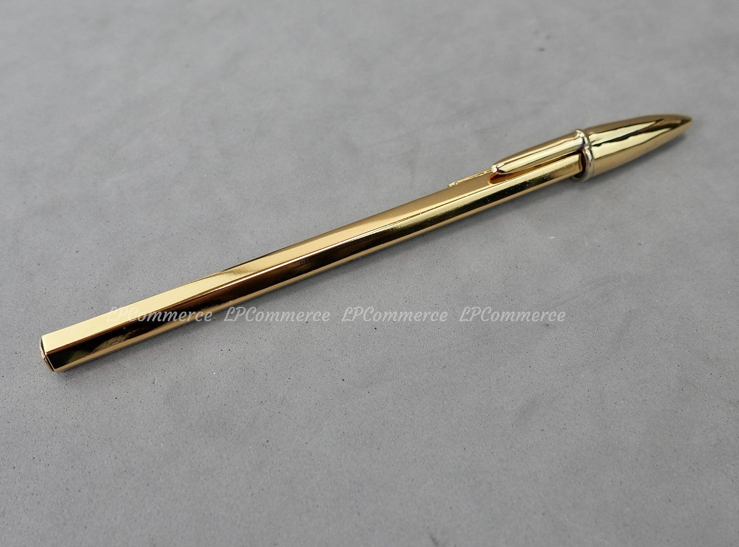 Penna Bic Argento Massiccio 925% GOLD Ballpoint silver solid box vintage design