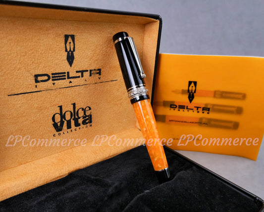 Penna sfera Delta Dolcevita Argento 925 Mini sfera Ballpoint pen NOS silver