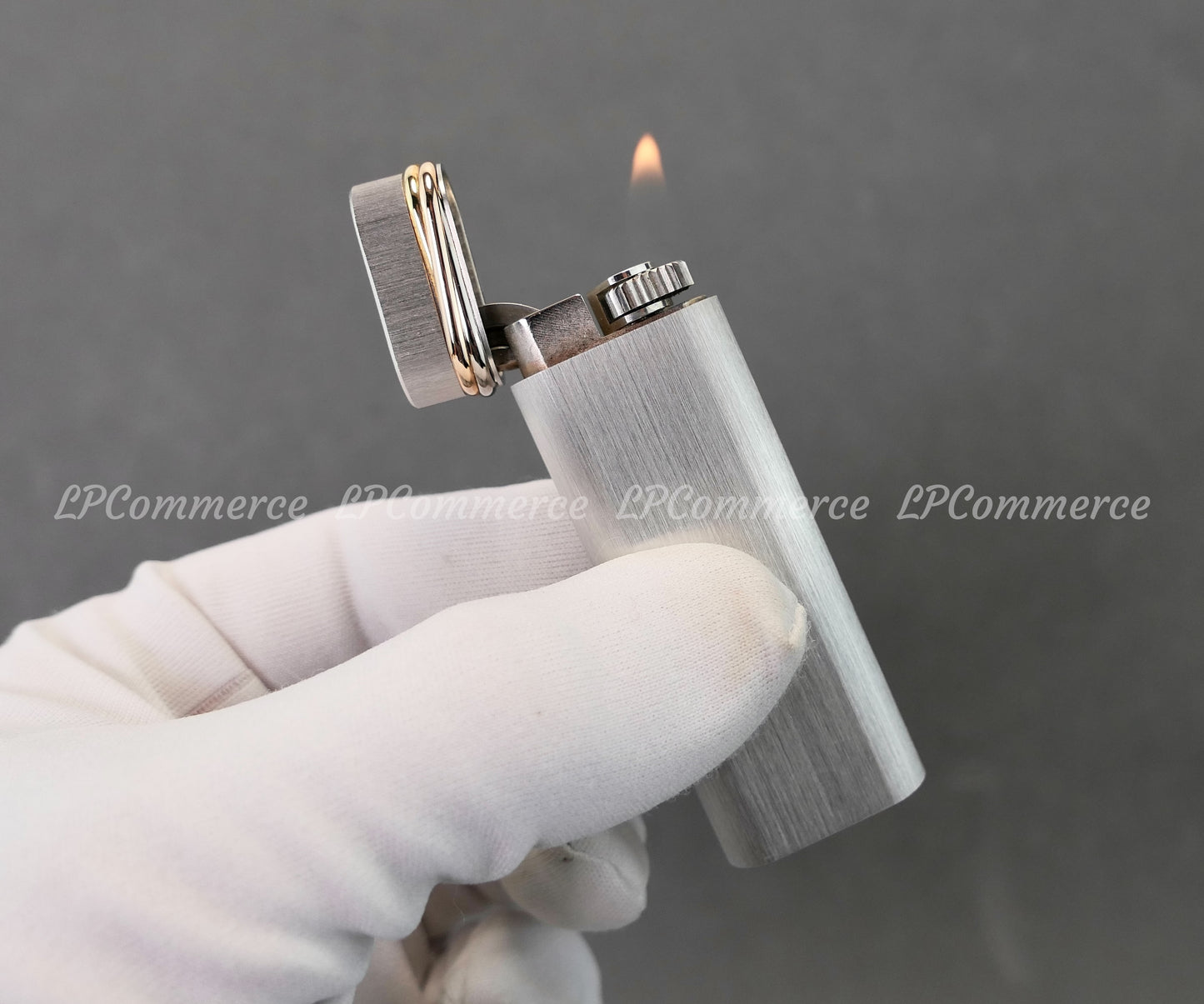 Accendino Cartier Santos lighter trinity