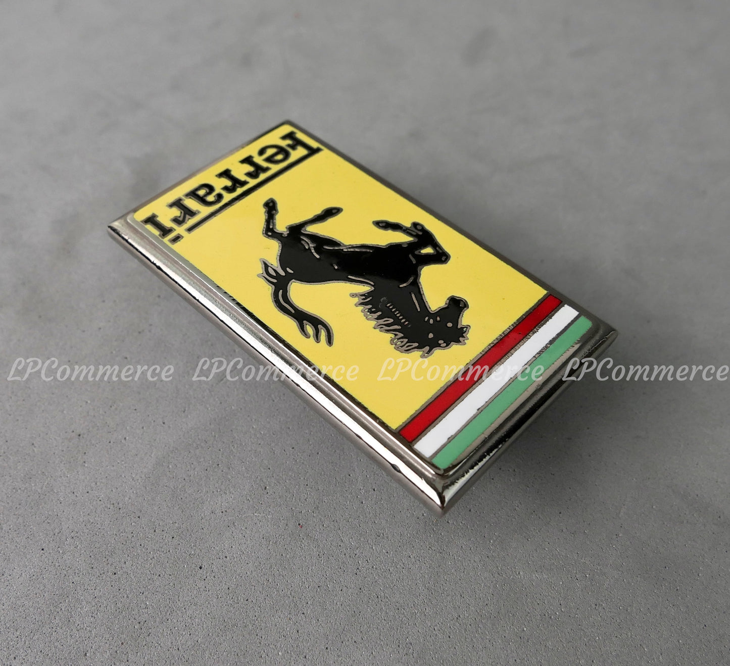 Stemma Ferrari Originale smaltato vintage emblema cofano mascotte cofano