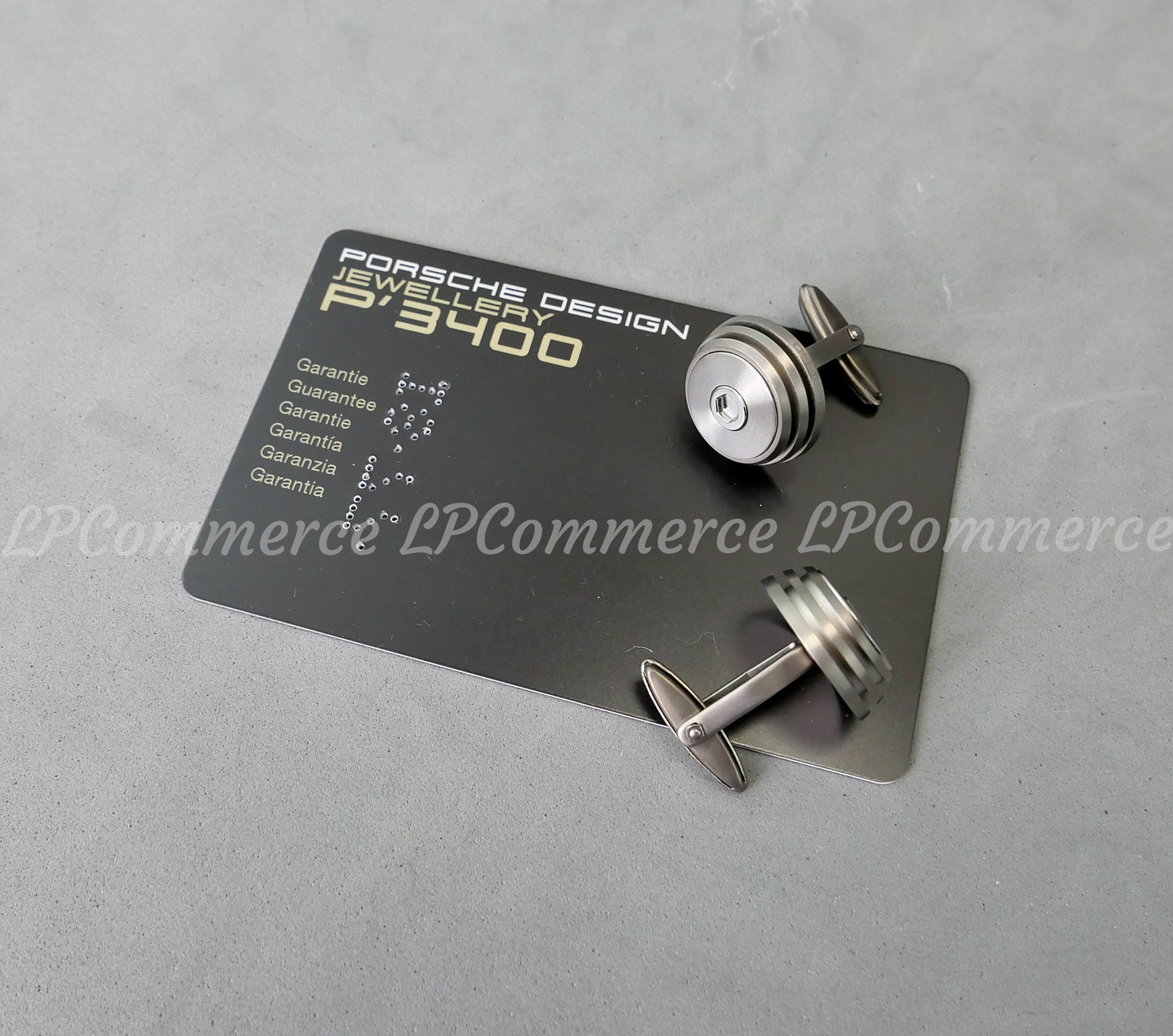 Gemelli Porsche Design P3400 NOS Jewellery Made in Germany Cufflink