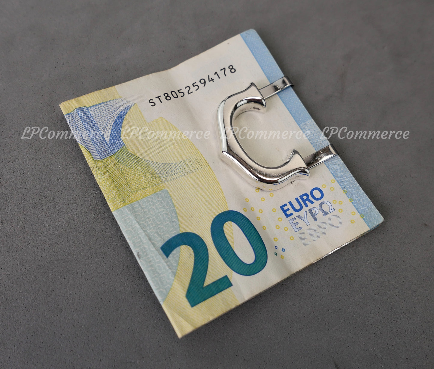 Fermasoldi Cartier Argento massiccio 925% silver solid 1990 design money clip