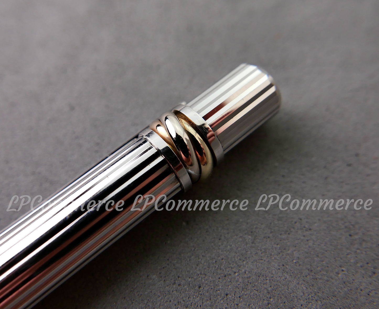 Penna a sfera Cartier Trinity Santos pen Ballpoint vintage box