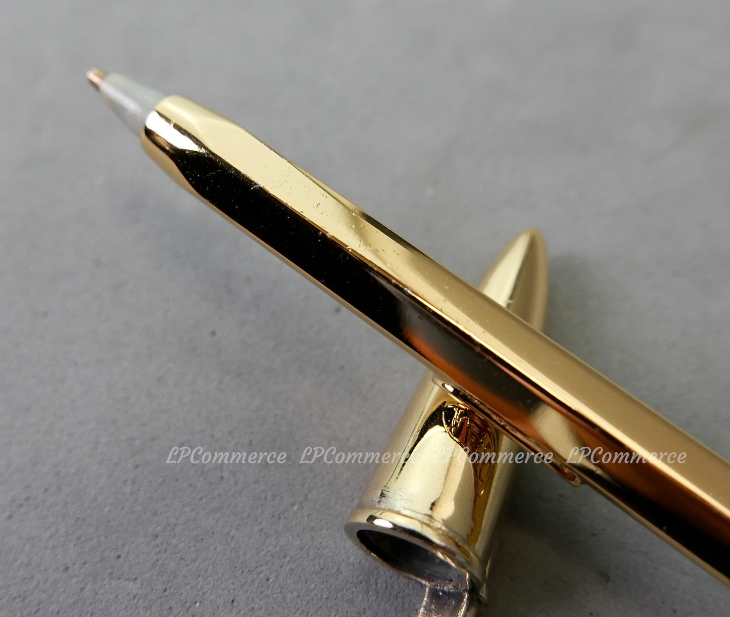 Penna Bic Argento Massiccio 925% GOLD Ballpoint silver solid box vintage design