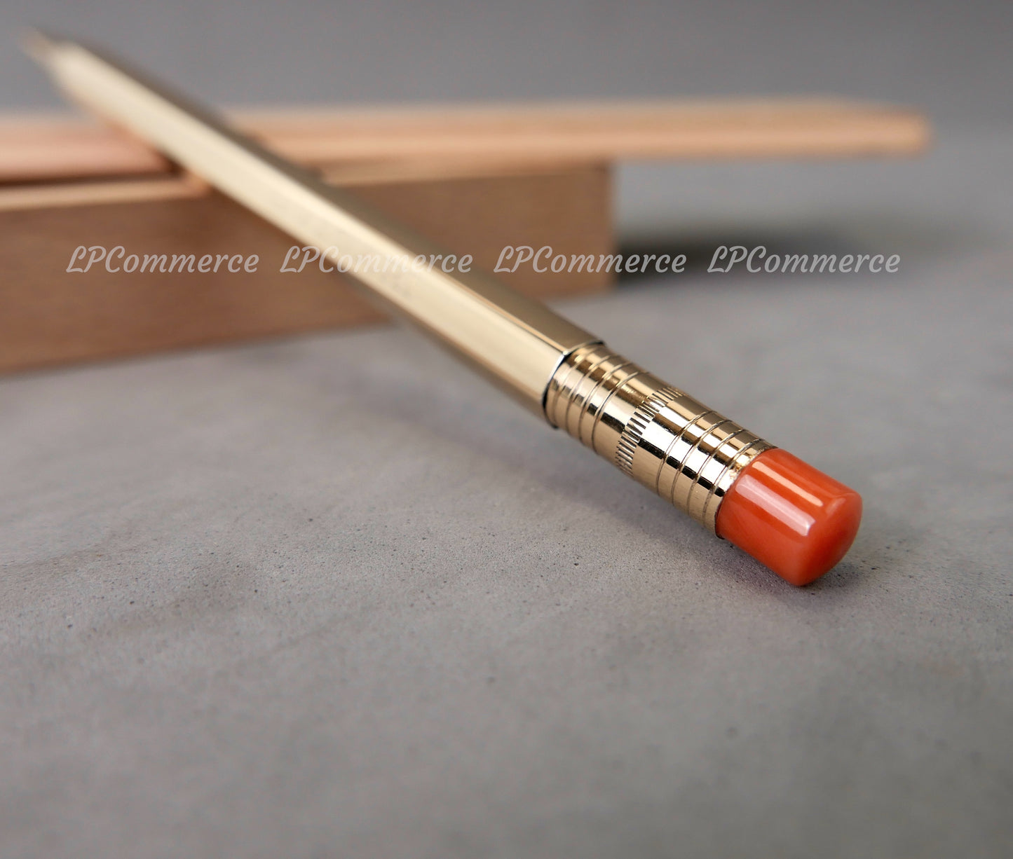 Penna Bulgari Argento massiccio 925 KOSKA matita NOS pen pencil corallo coral