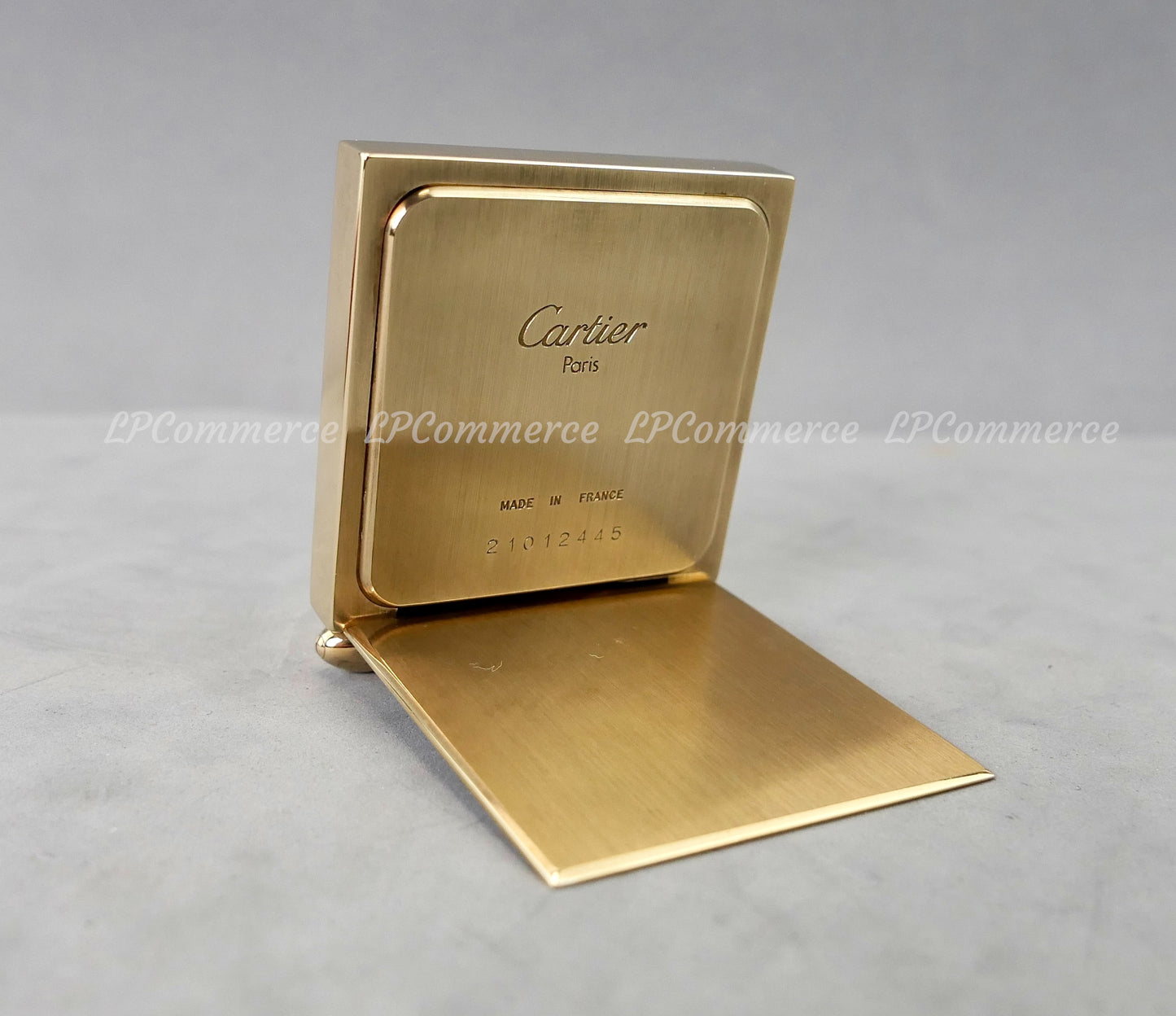 Portafoto Cartier ottone anni 80 cornice foto photo frame astuccio scatola