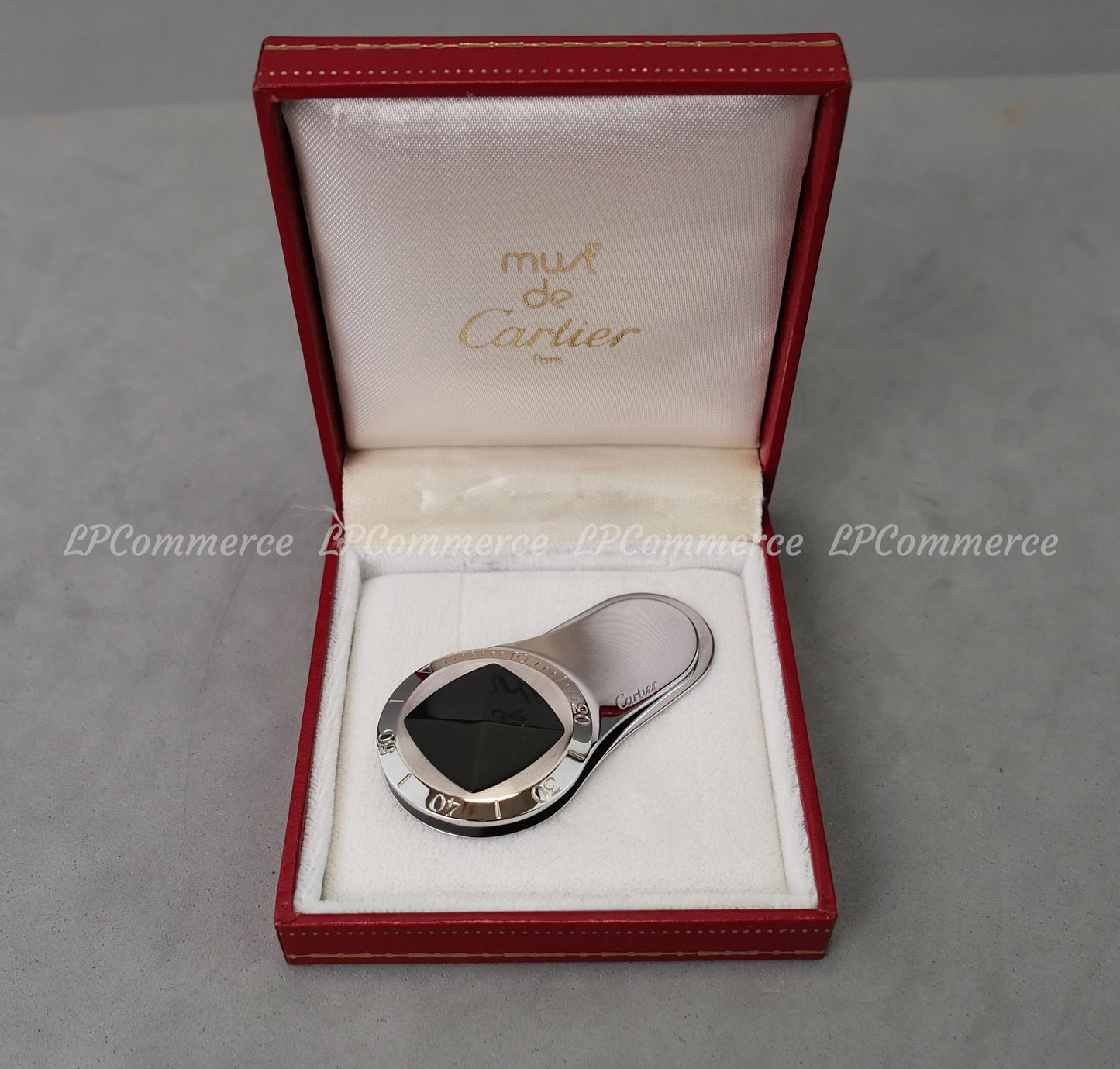 Fermasoldi Cartier Pasha design Watch money clip box rare collezione