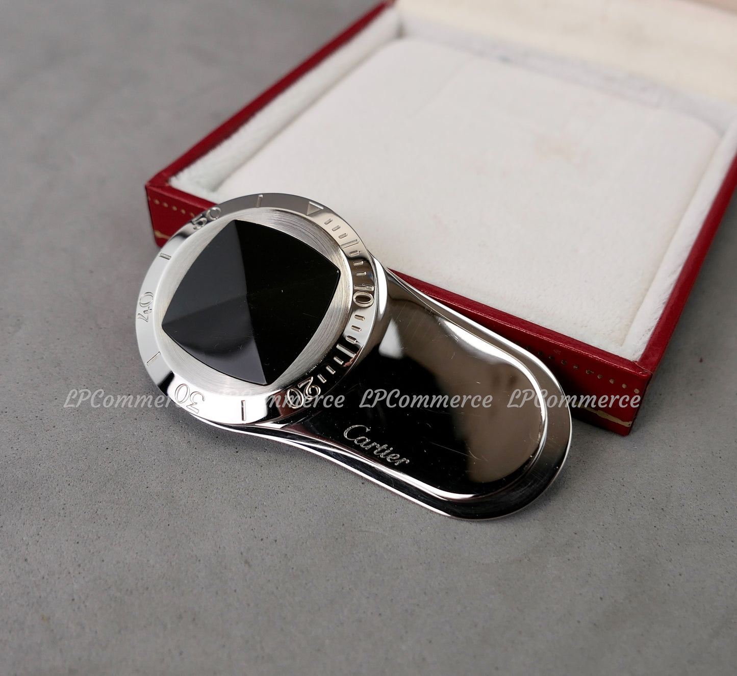 Fermasoldi Cartier Pasha design Watch money clip box rare collezione