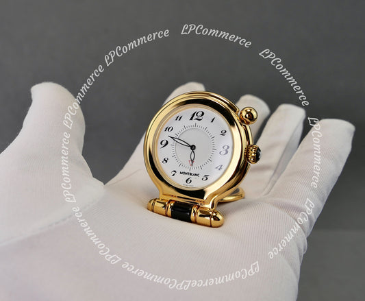 Orologio sveglia Montblanc da tavolo scrivania wake up allarm clock metallo