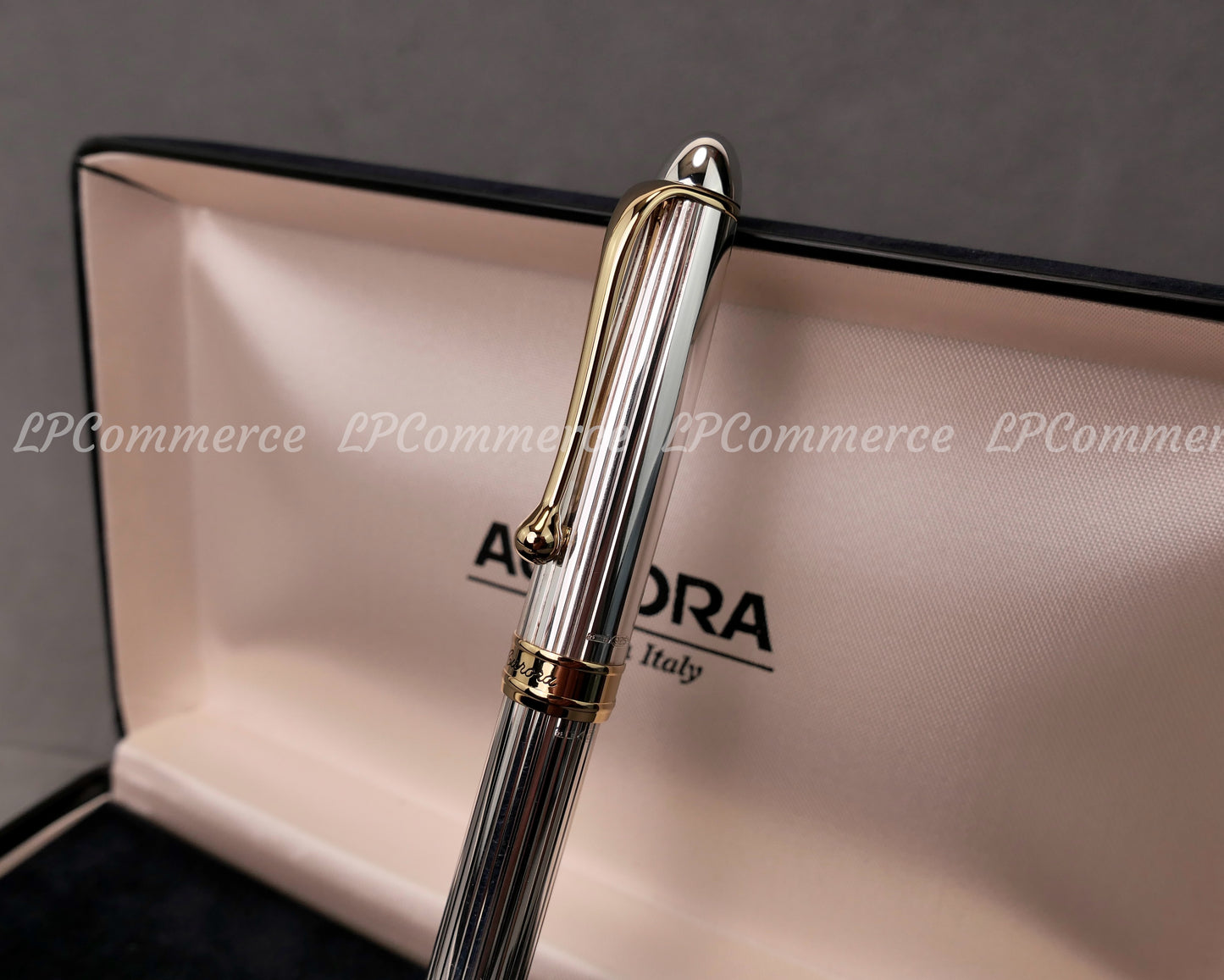 Penna sfera Aurora 88 Argento massiccio 925% NOS Ballpoint silver solid Jewelry