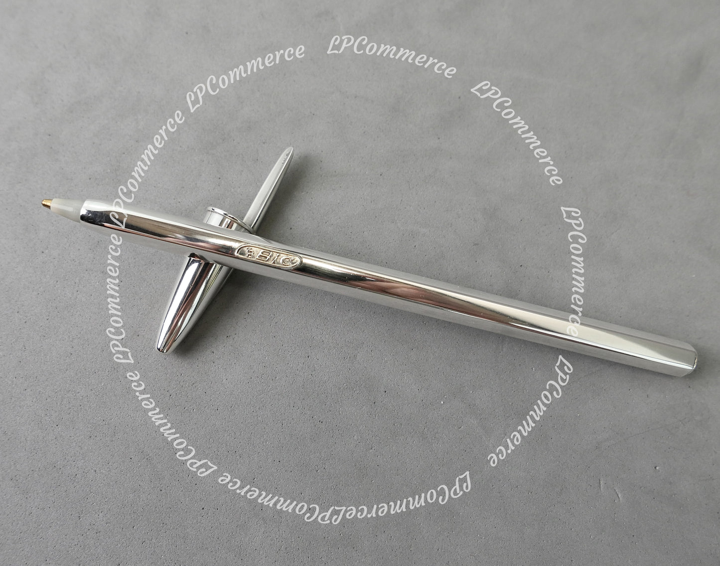 Penna Bic Argento Massiccio 925% Ballpoint silver solid box vintage design