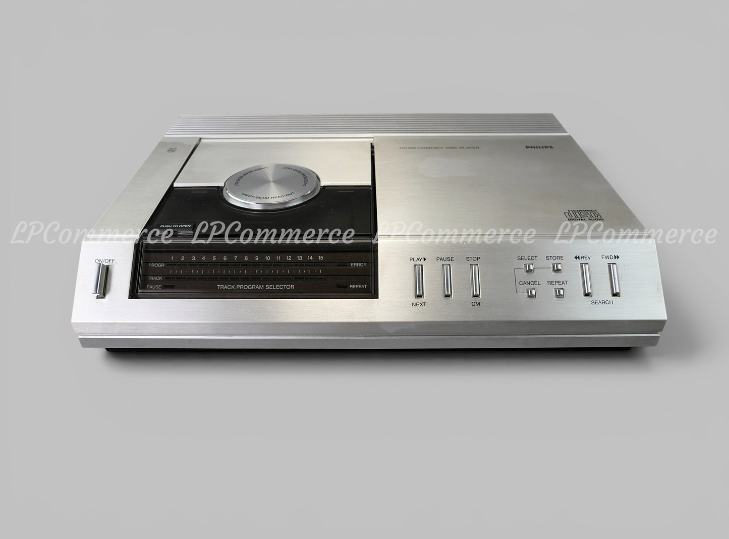 Compact Disc Philips CD100 full set funzionante box istruzioni lettore cd design