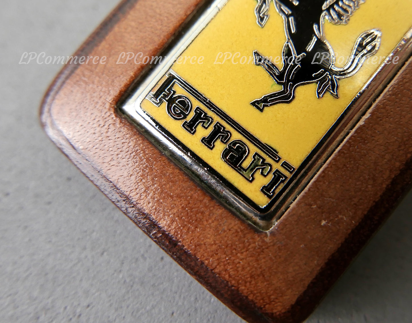 Portachiavi Ferrari cuoio Schedoni Mondial keychain