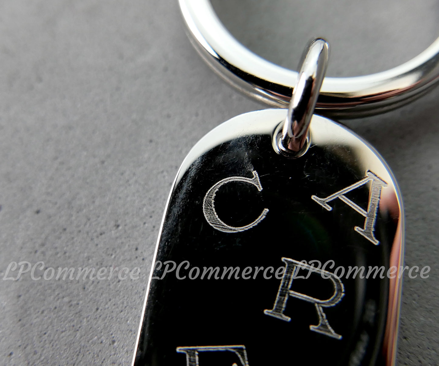 Portachiavi Cartier metallo NOS keyring key chain decorazione lettere box