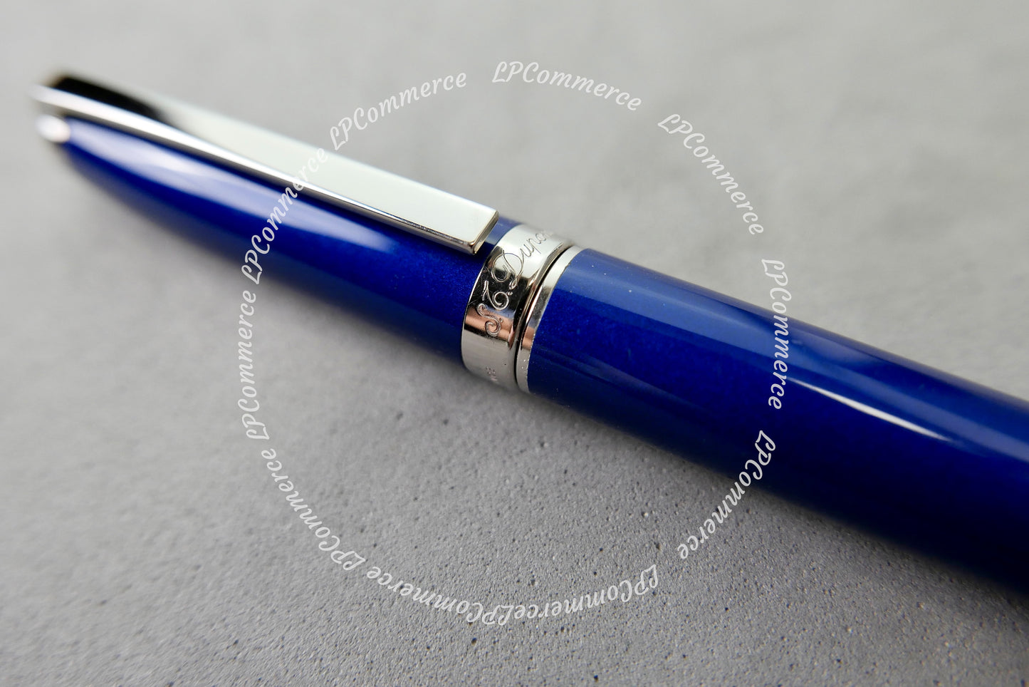 Penna sfera S.T. Dupont Fidelio Ballpoint box laque blu refill palladium