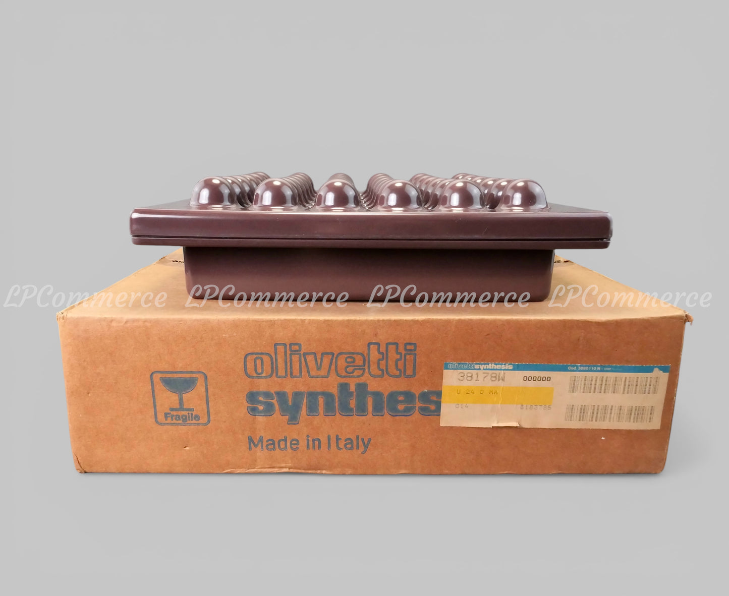 Posacenere Olivetti Synthesis NOS design con scatola portacenere vintage rare