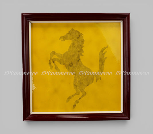 Piastrella Enzo Ferrari ceramica vintage 1983 tile mattonella