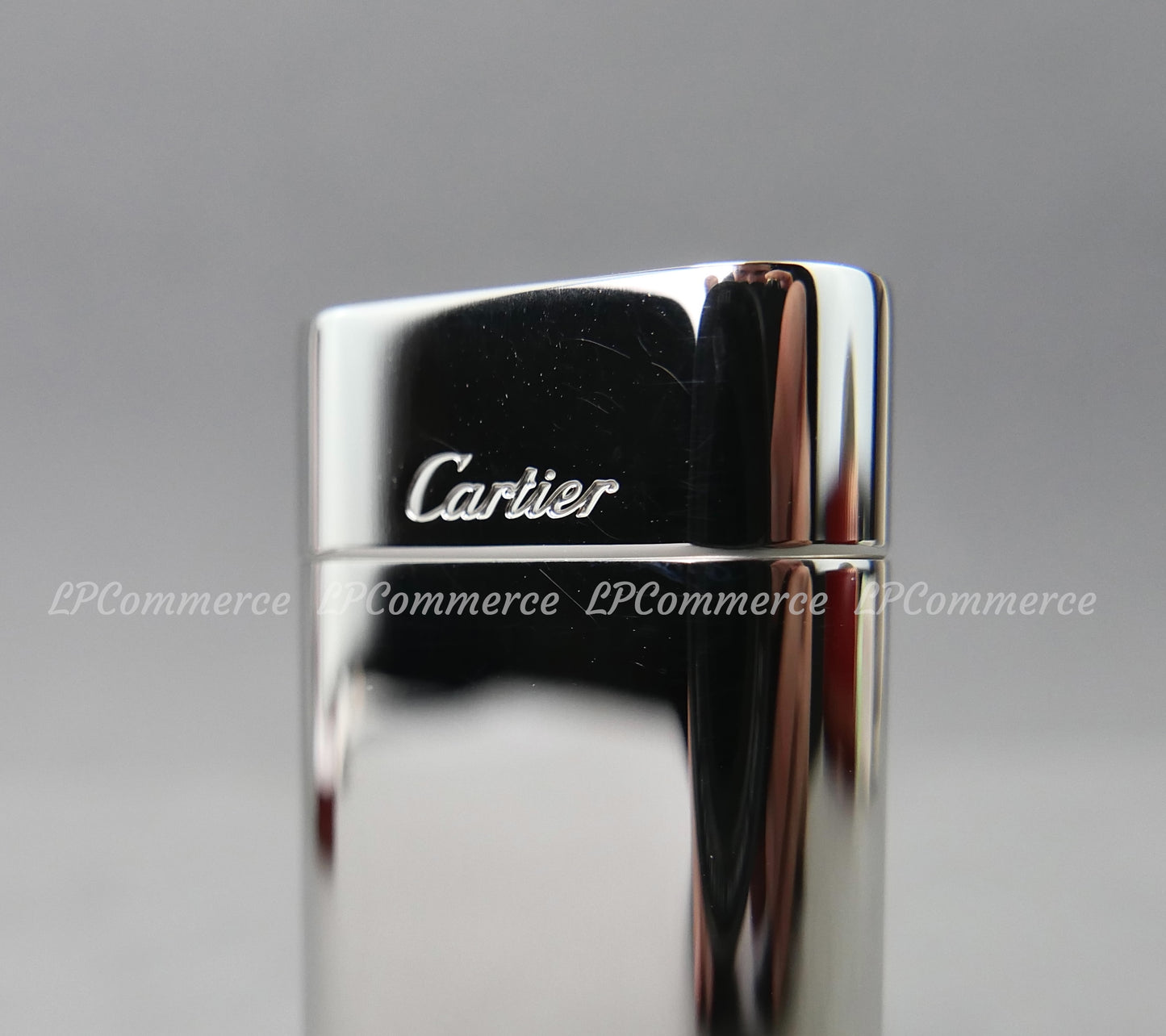 Accendino Cartier lighter cromato cigarette box