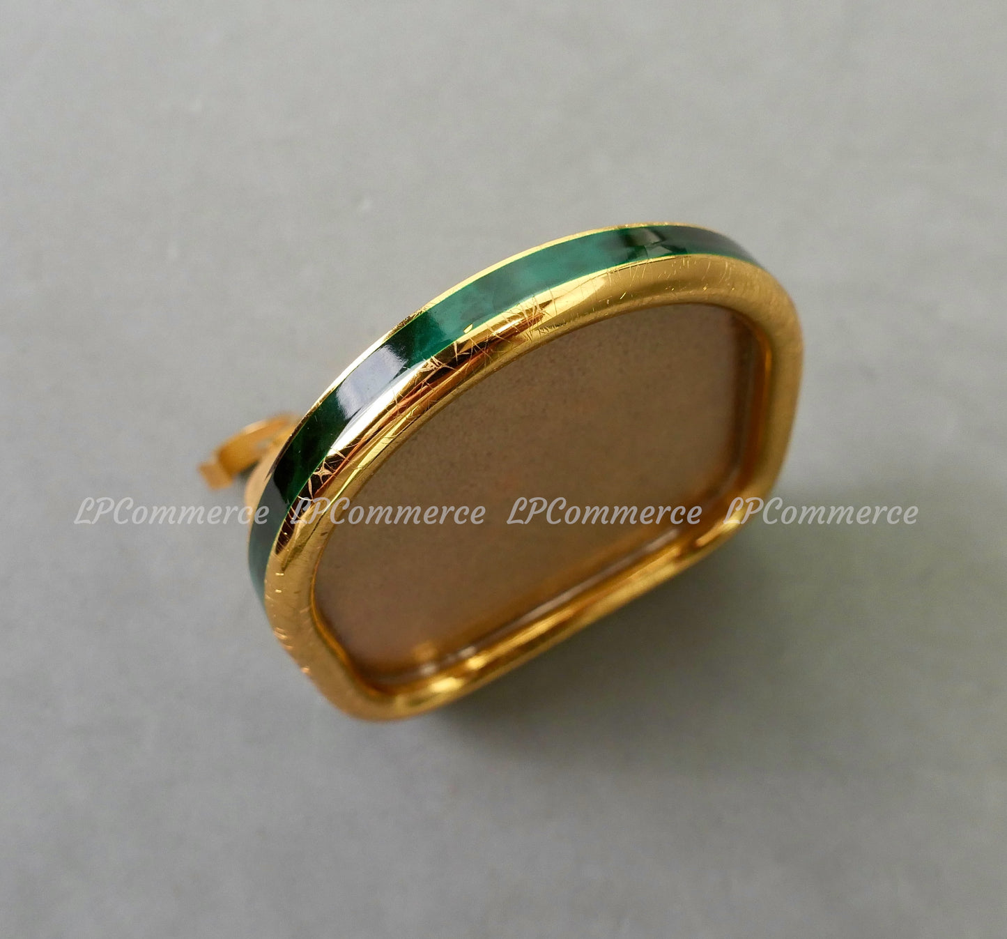 Portafoto Cartier malachite cornice foto photo frame
