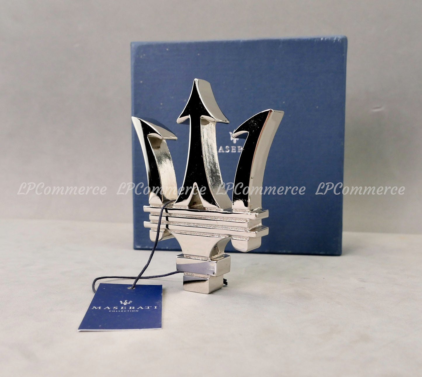 Fermacarte Maserati Tridente big size metallo ghibli office paperweight
