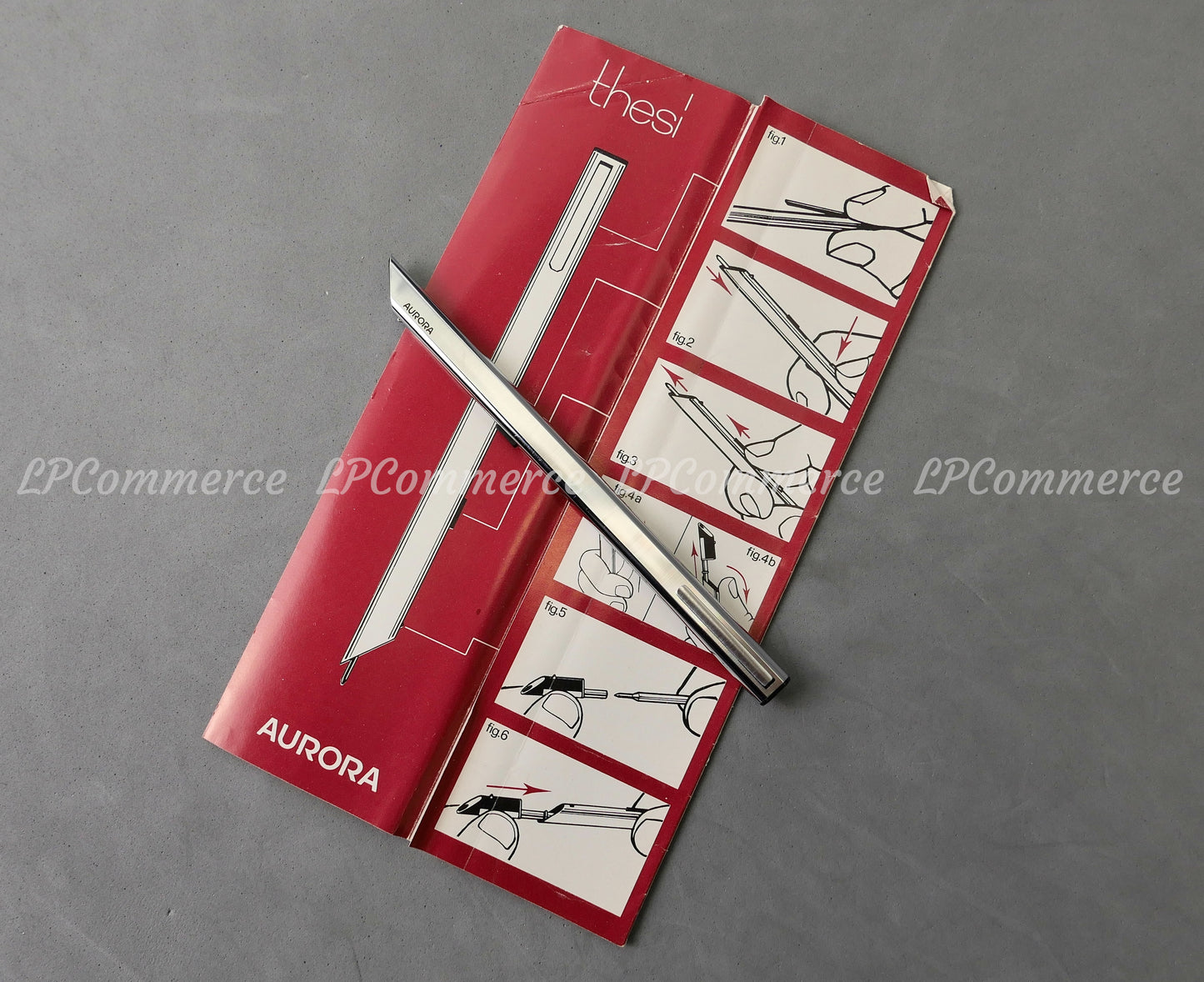 Penna Aurora Thesi design Ballpoint pen design Zanuso NOS vintage box