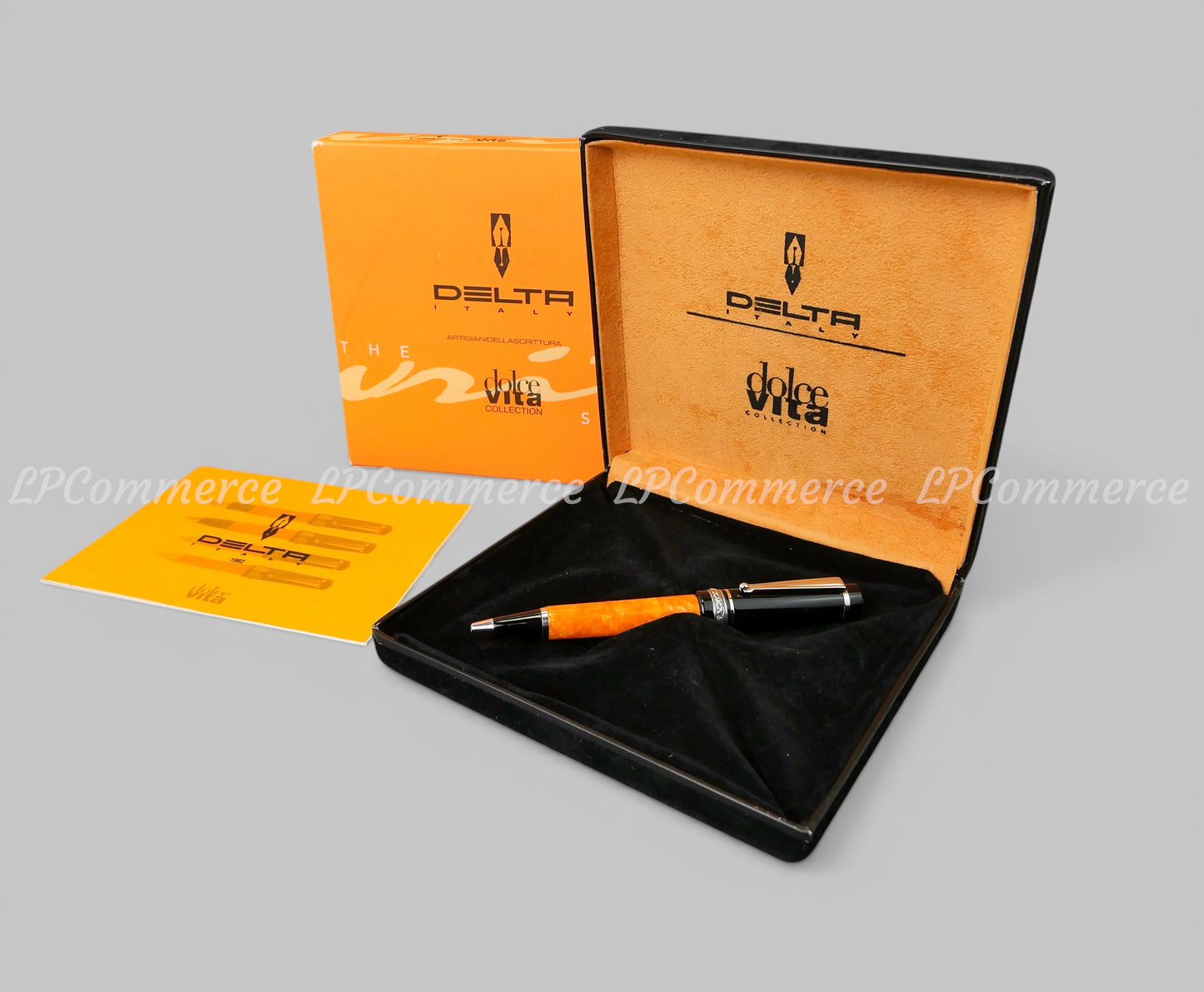 Penna sfera Delta Dolcevita Argento 925 Medium sfera Ballpoint pen NOS silver