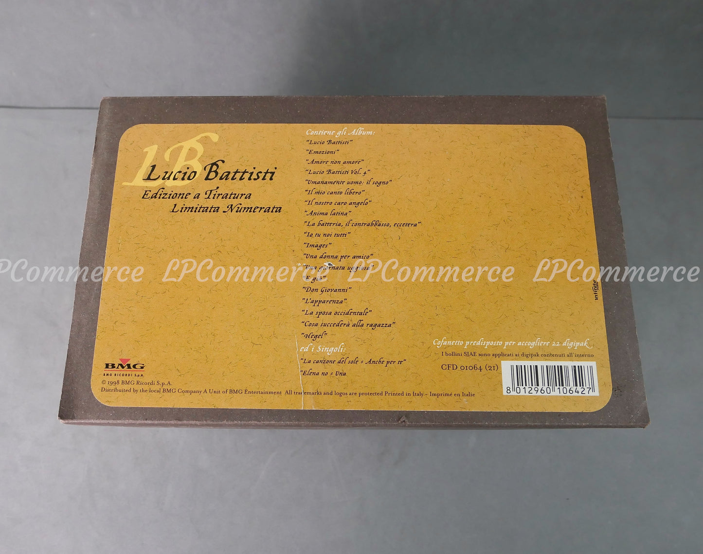 Cofanetto 21 CD Lucio Battisti serie limitata BMG Ricordi 1998 LB collezione