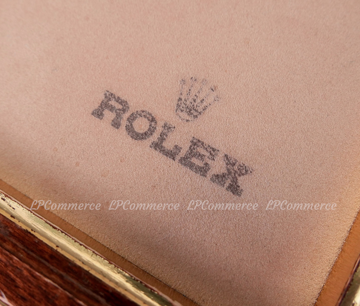 Vassoio orologi Rolex plateau presentazione espositore Ref. 435 legno anni 90