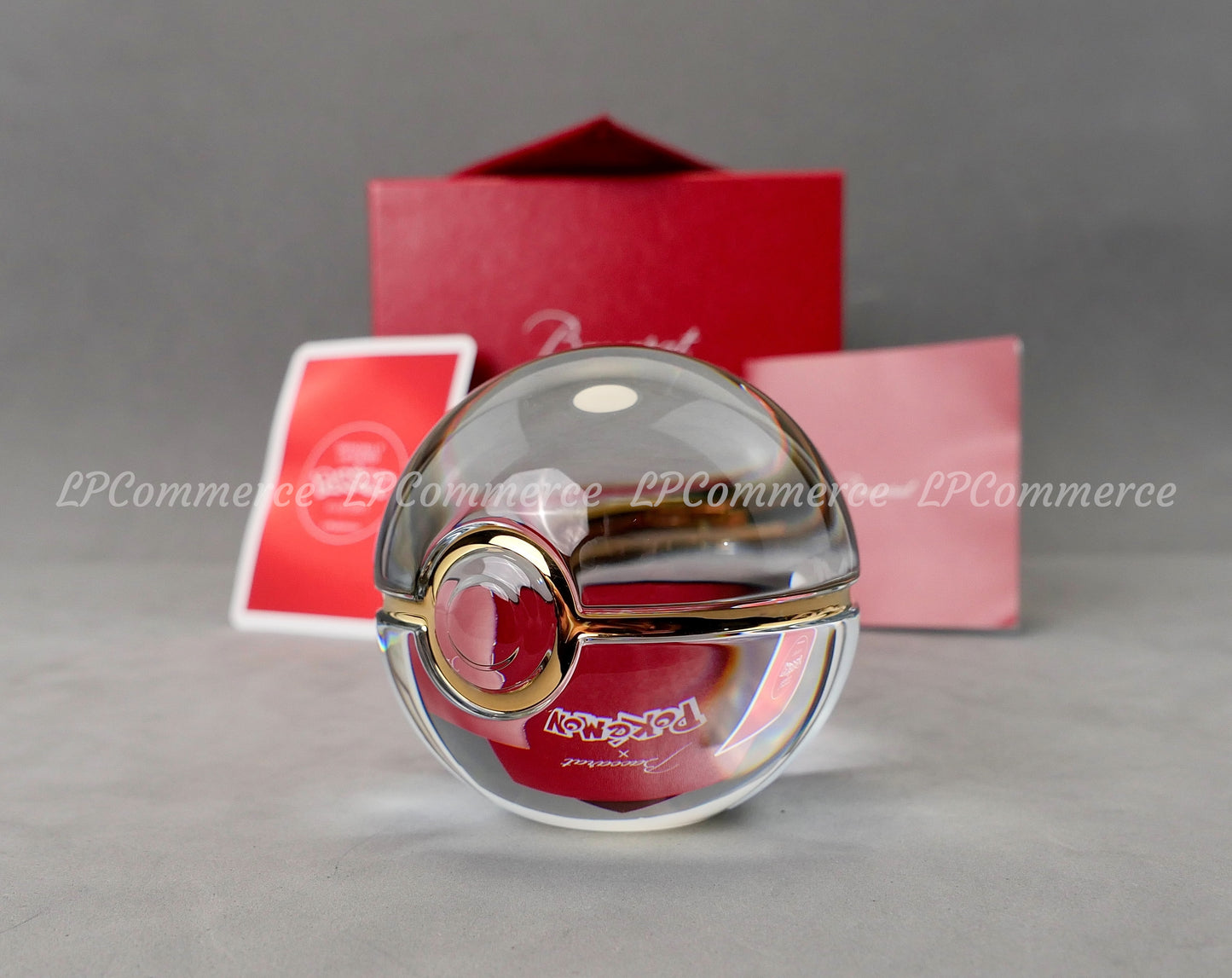 Cristallo Baccarat per Pokemon collezione 25 anni poké ball 2022 box Pikachu