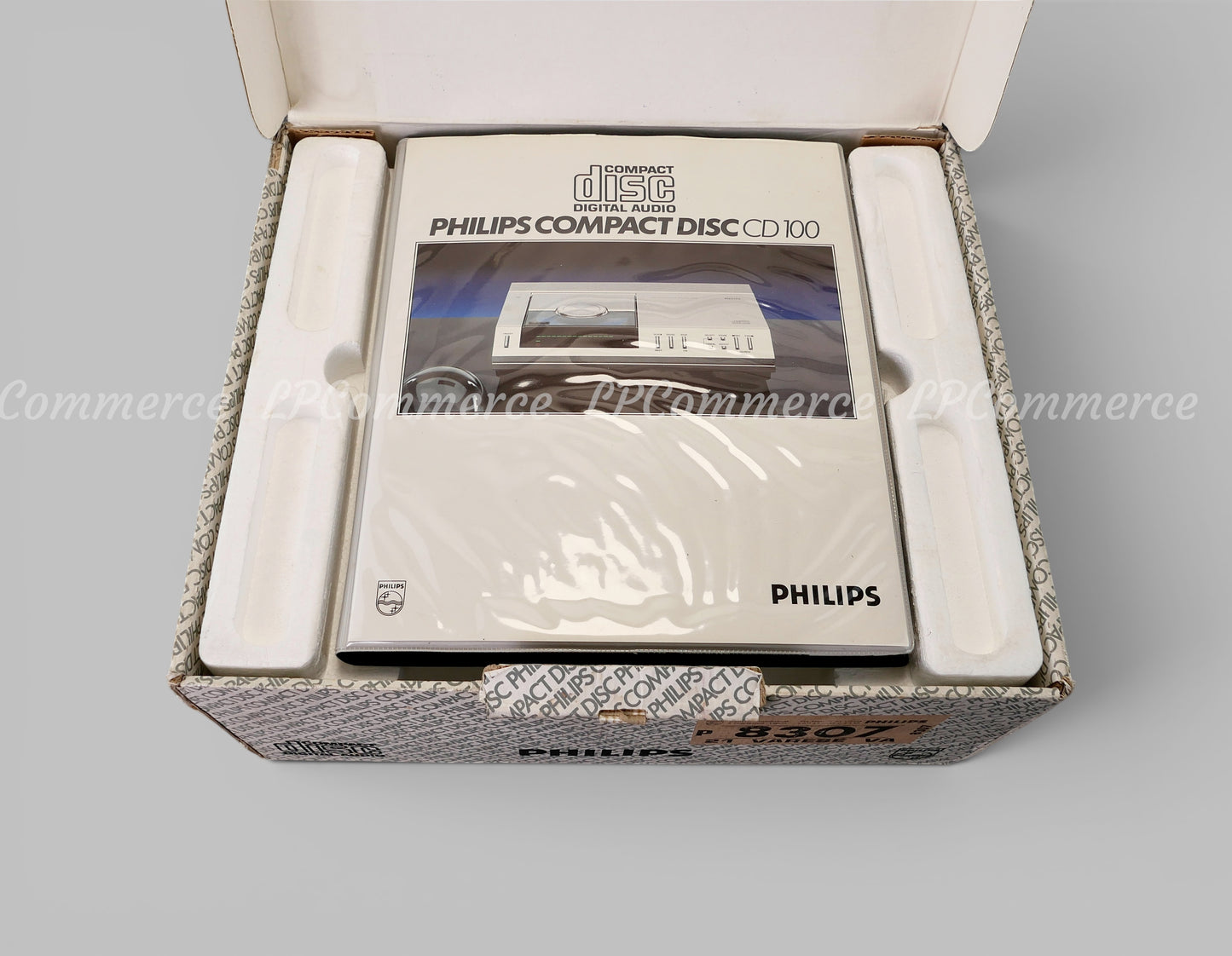 Compact Disc Philips CD100 full set funzionante box istruzioni lettore cd design