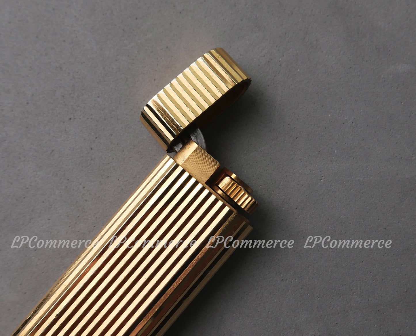 Accendino da tavolo Cartier big size funzionante sigaro color oro table lighter