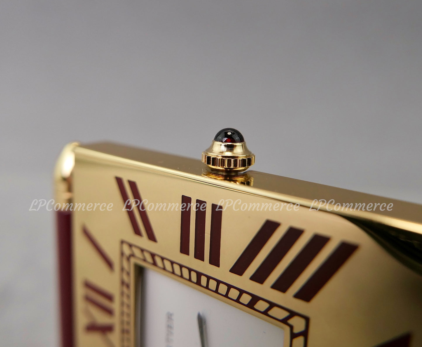 Orologio sveglia Cartier Santos da tavolo funzionante scatola desk clock Watch