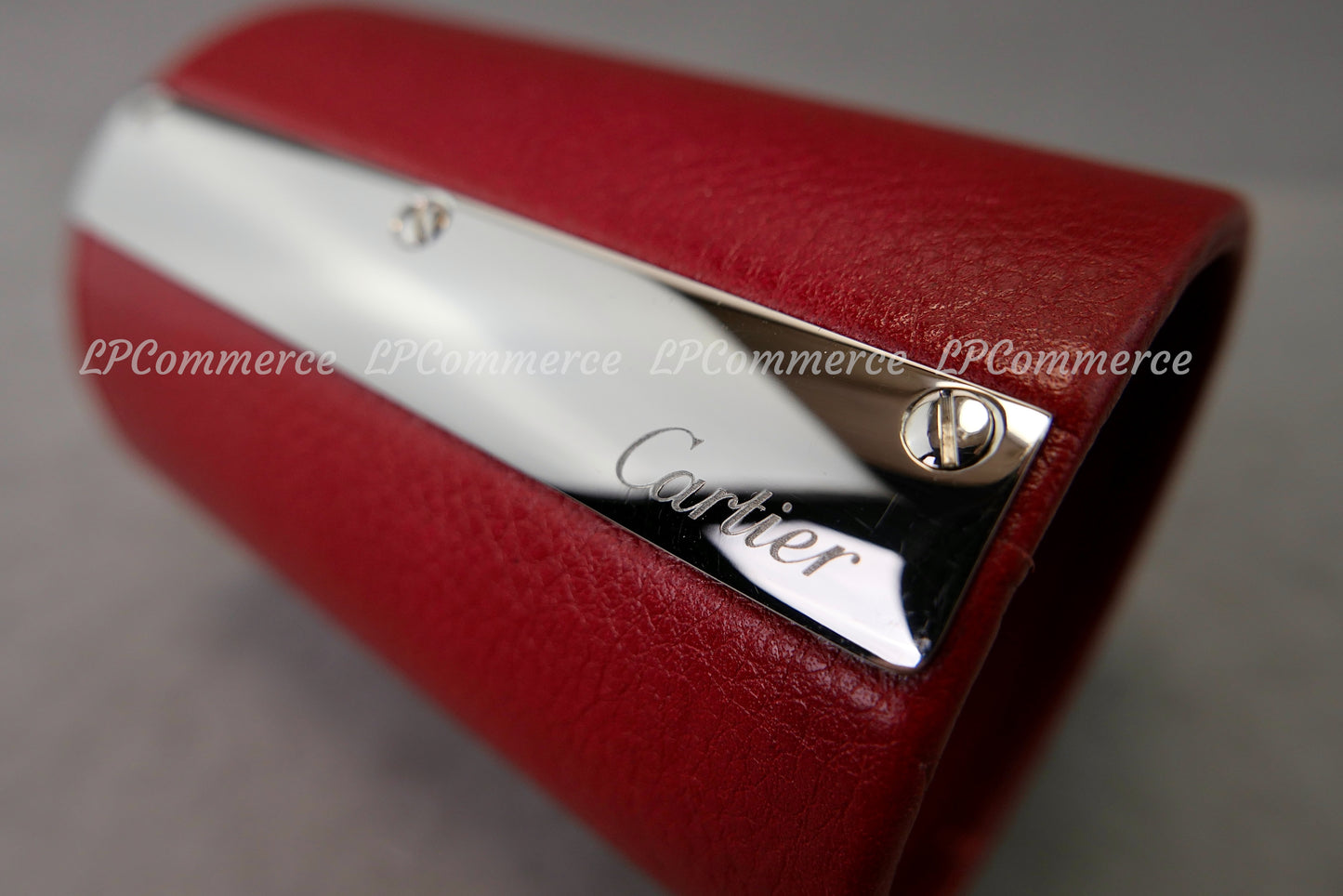 Portapenne Cartier Santos pelle pen holder Office porta penne