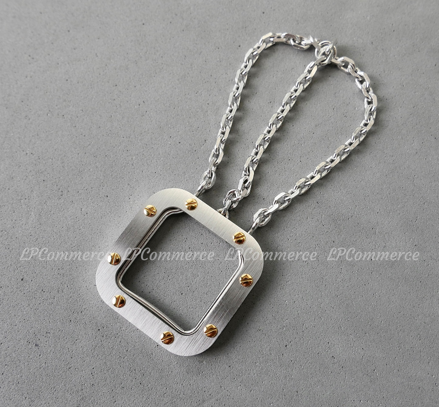 Portachiavi Cartier Santos NOS vintage design fare box garanzia Keychain