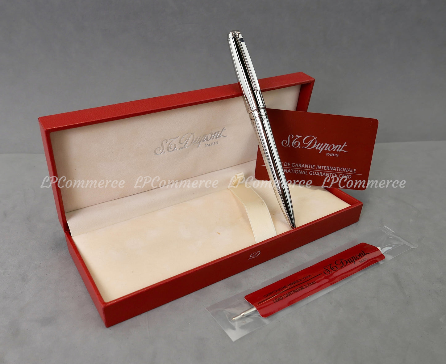 Penna sfera S.T. Dupont Fidelio metallo Ballpoint box garanzia refill