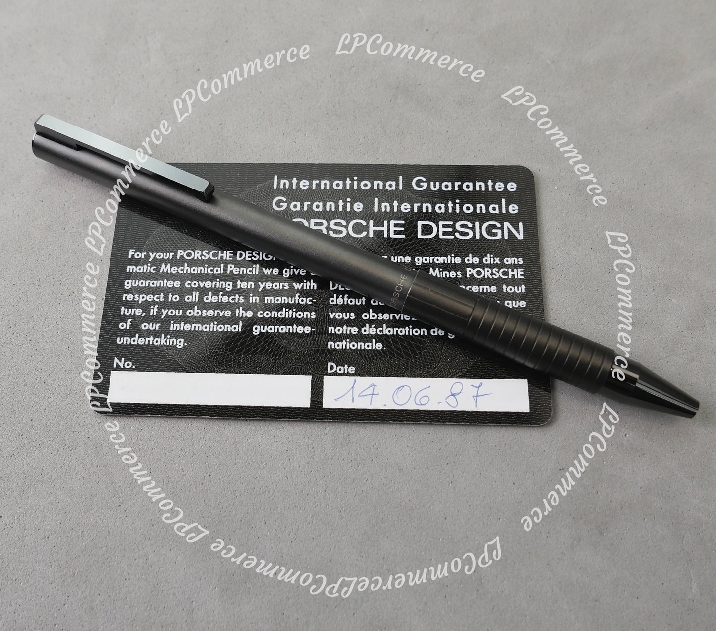 Penna sfera Porsche Design Titanium Ballpoint pen 911 box legno Turbo vintage
