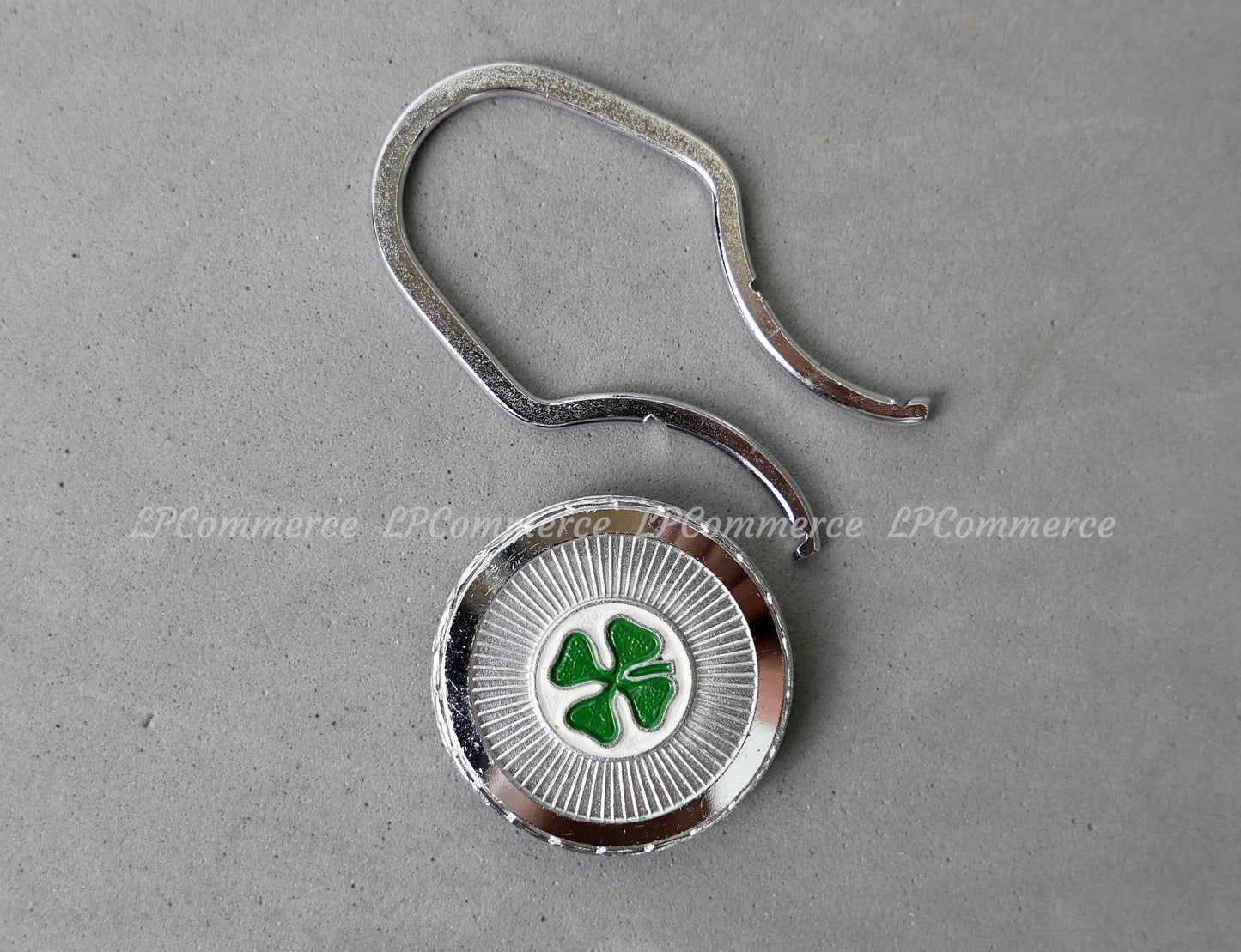 Portachiavi Quadrifoglio Alfa Romeo brevetto Ragni Italy anni 80 keychain