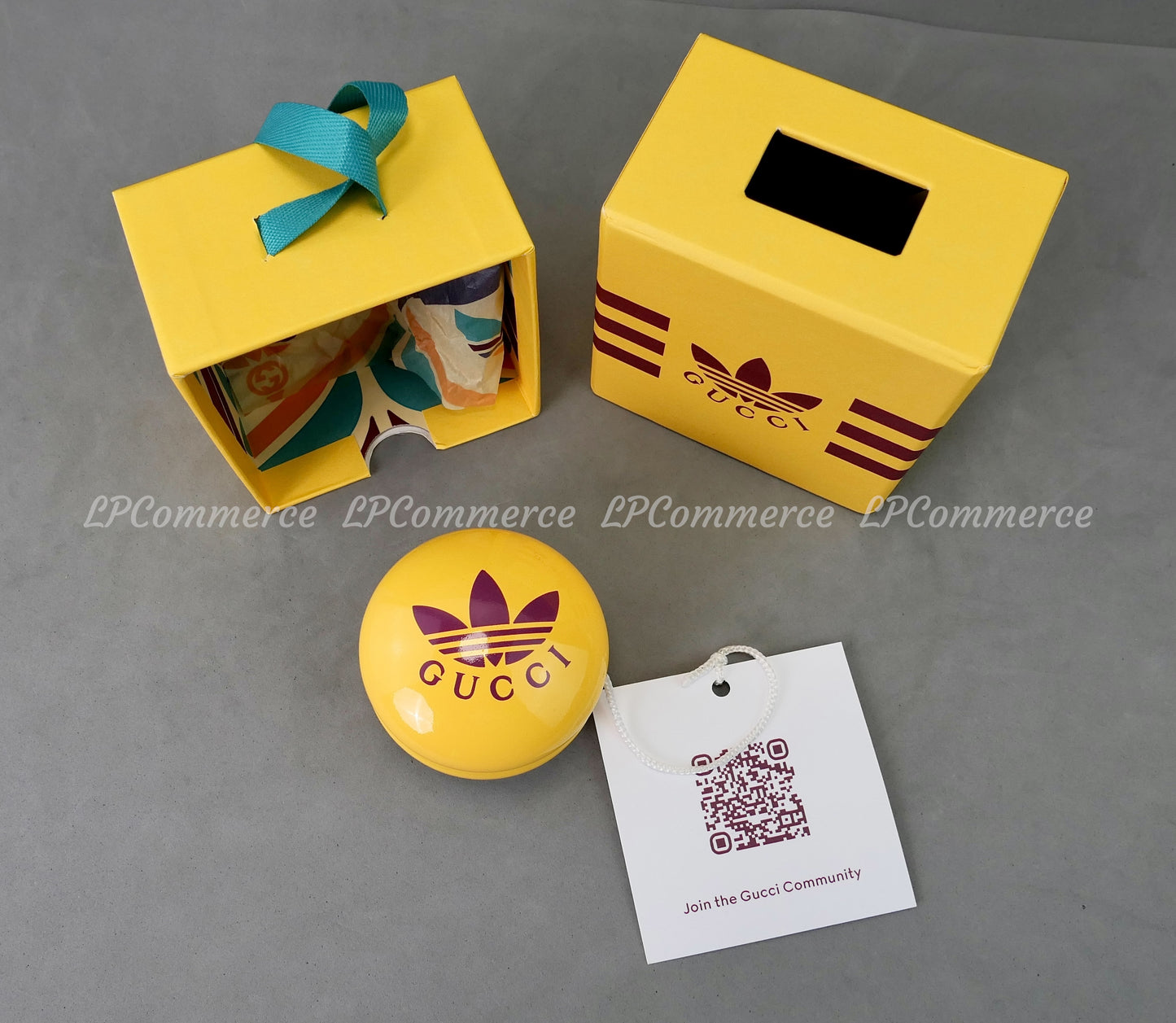 Yo-Yo Gucci yoyo X Adidas limited edition gadget box vip gioco esposizione